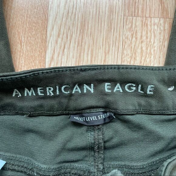 American Eagle Next Level Stretch Camouflage Curvy High-Rise Jeggings - Size: 2 - Picture 4 of 9